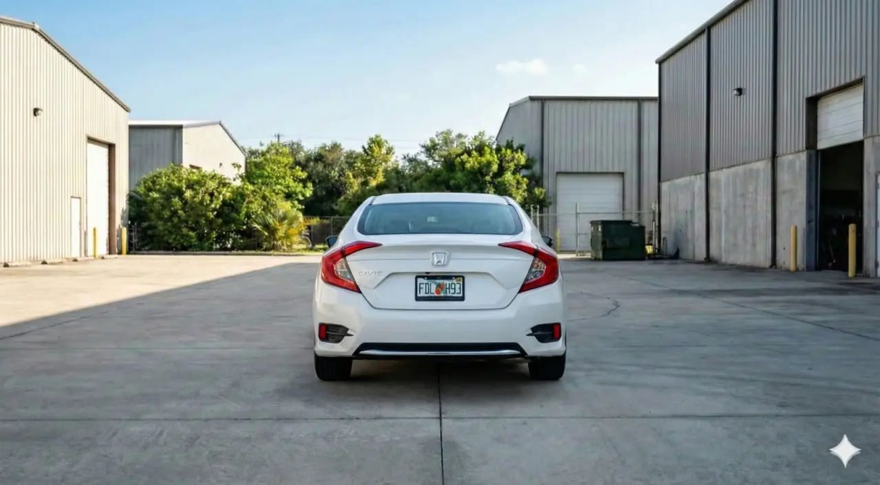 Honda Civic - Spacious trunk